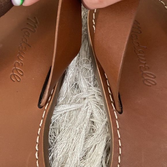 Madewell Broadwalk Brown Leather Ankle Strap Sandals size 8.5 - Picture 8 of 11